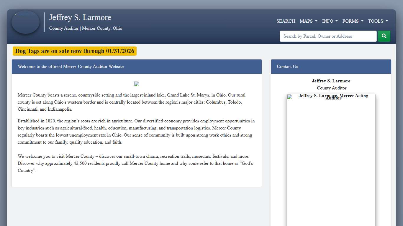 Home - County Auditor Website, Mercer County, Ohio