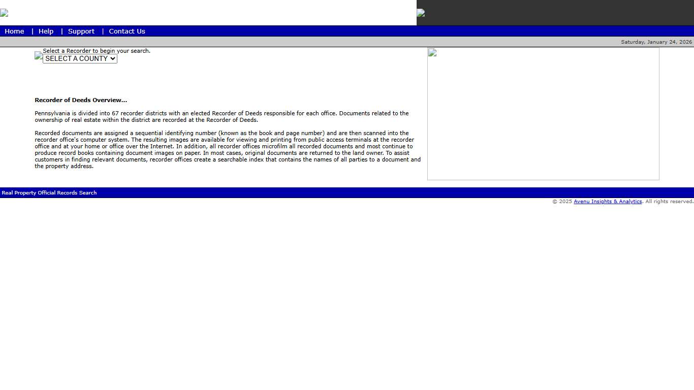 Real Property Official Records Search